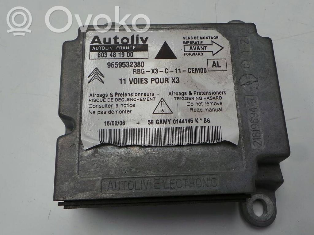 Airbag control unit/module   9659532380,1707026
