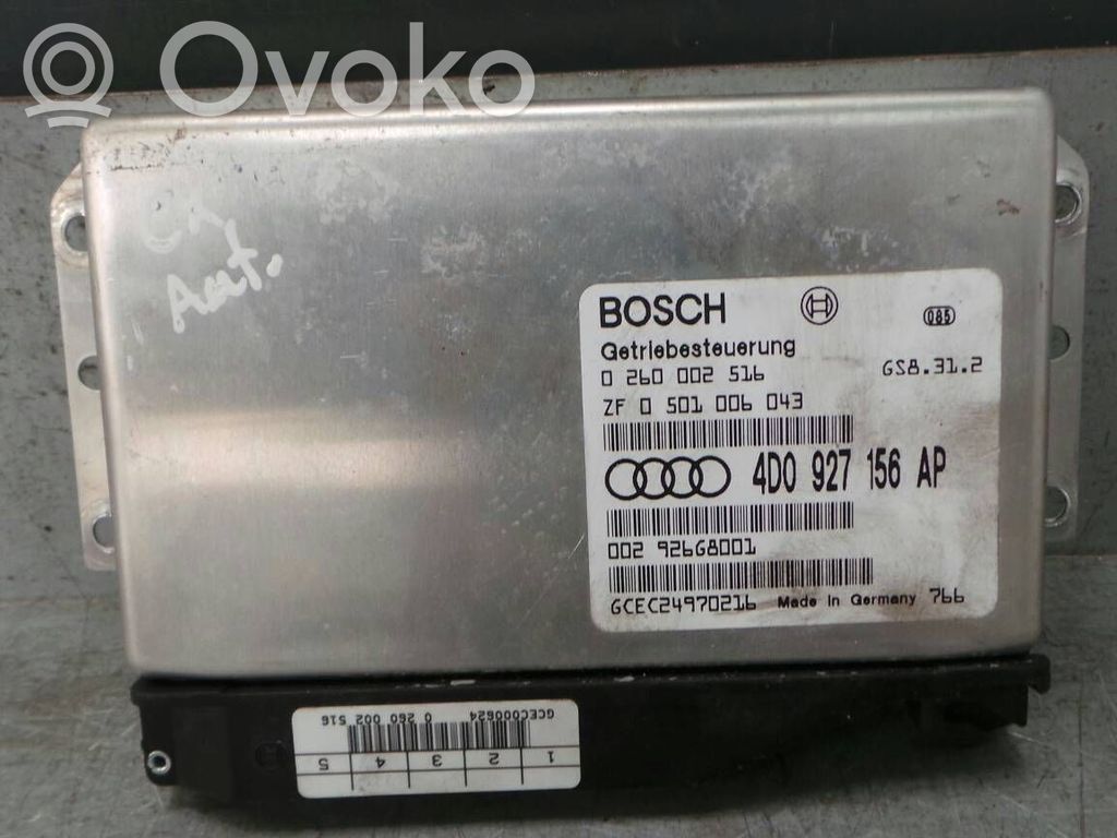 Audi A8 S8 D2 4D Pavarų dėžės valdymo blokas 