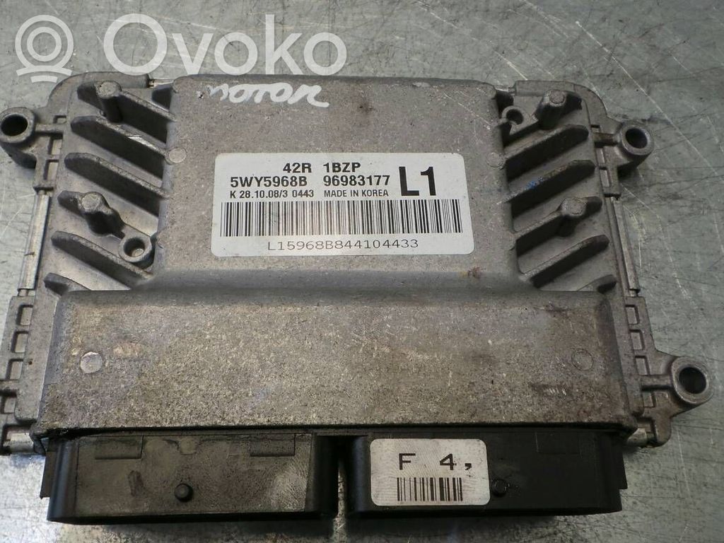 Chevrolet Aveo Unitate/modul de control motor 