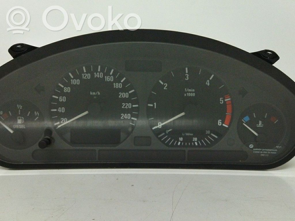 BMW 3 E36 Spidometrs (instrumentu panelī) 