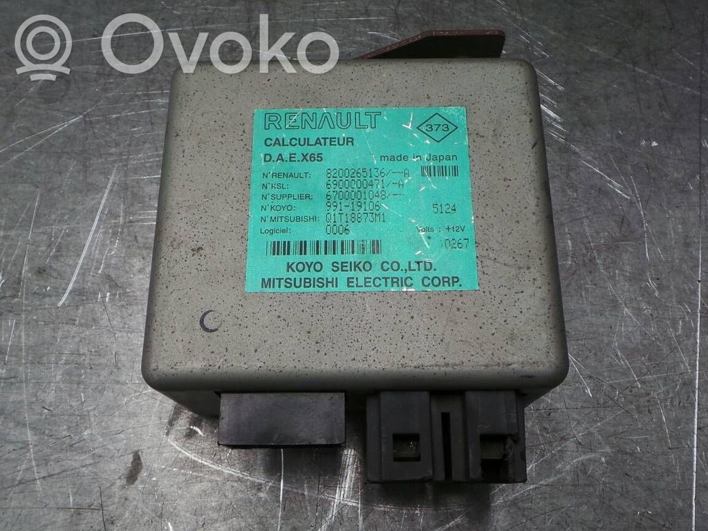 Módulo de control de la cremallera de dirección   8200265136,99119106