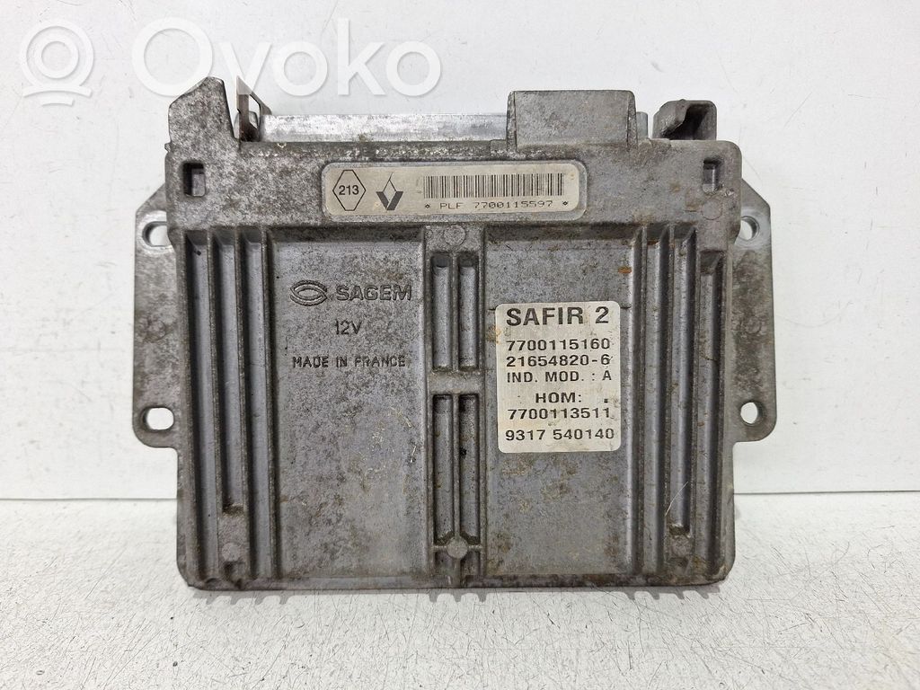 Renault Clio II Engine control unit/module 
