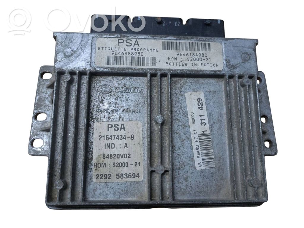 Citroen Saxo Engine control unit/module 