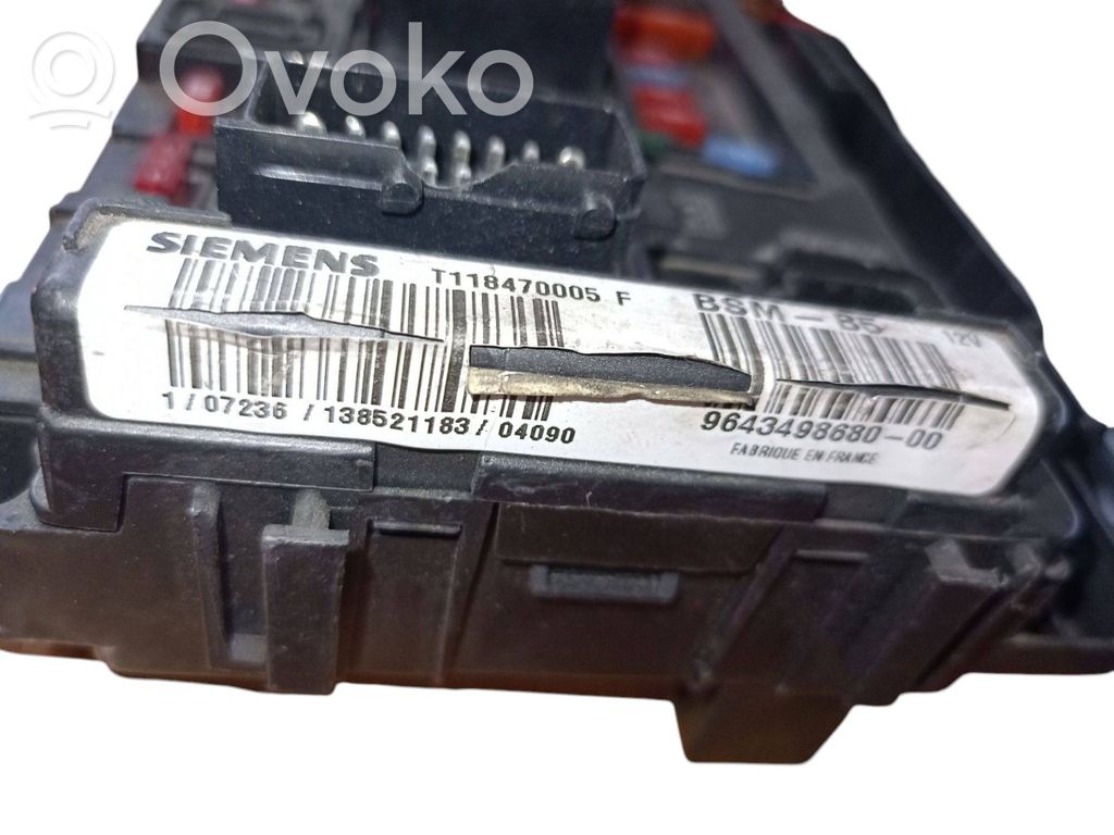 Fuse module   9643498680,T118470005F,138521183