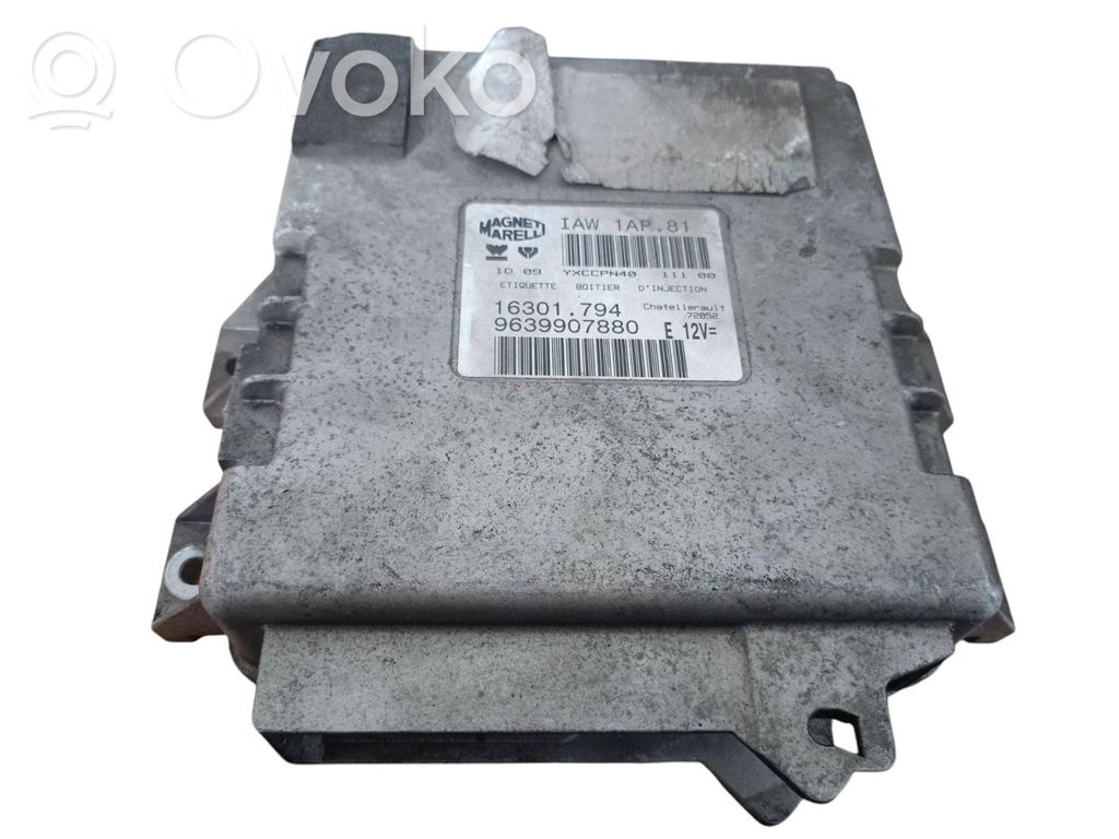 Peugeot 206 Engine control unit/module 