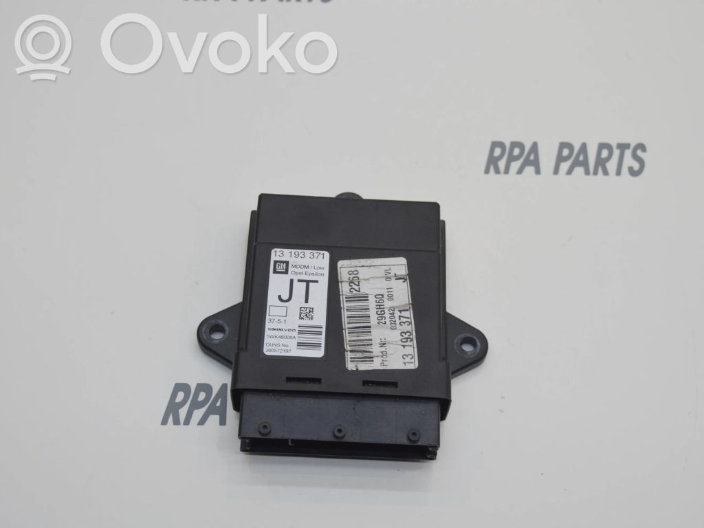 Unité de commande module de porte   13193371,10879011