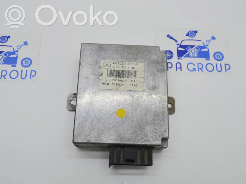 Other control units/modules   A2118203185,13340431
