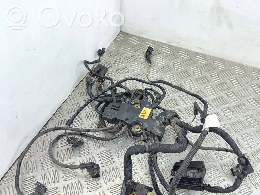 BMW 7 F01 F02 F03 F04 Wiązka przewodów silnika 