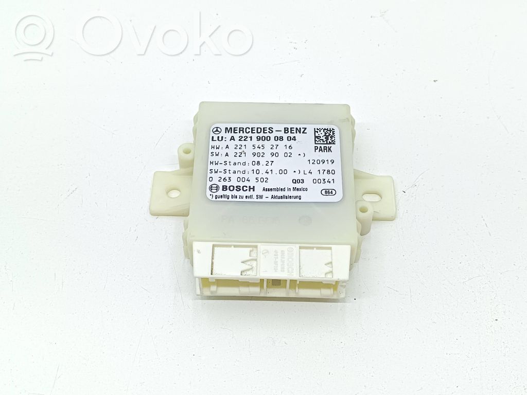 Mercedes-Benz S W221 Unidad de control/módulo PDC de aparcamiento 