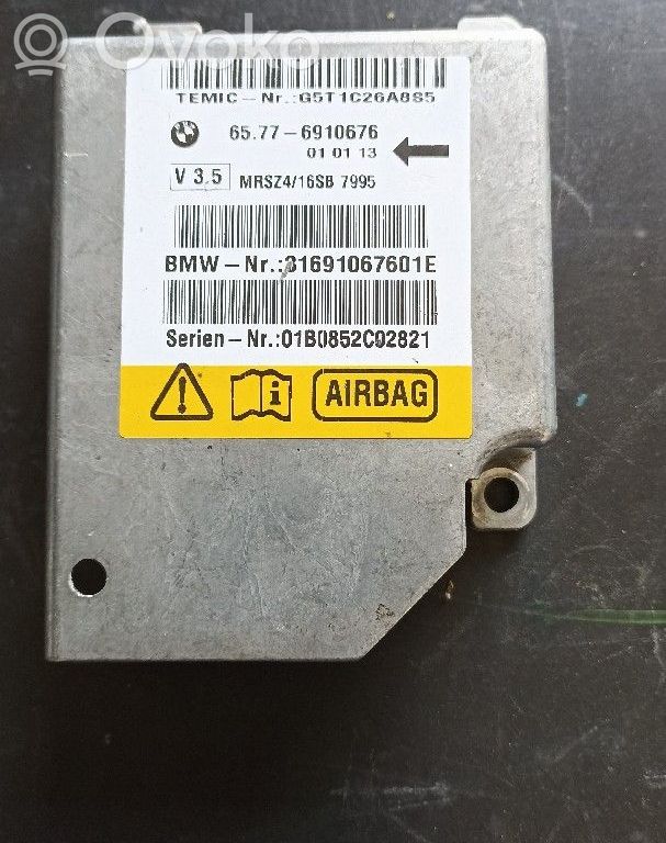 Airbag control unit/module   65776910676,31691067601E,TEMIC