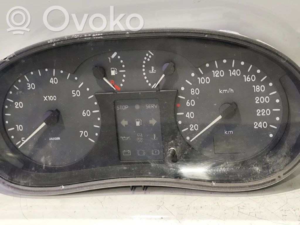 Renault Clio II Speedometer (instrument cluster) 