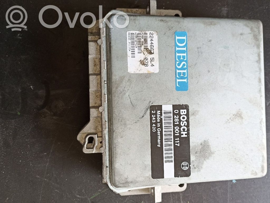 Dzinēja vadības bloks   0281001117,2243420,BOSCH