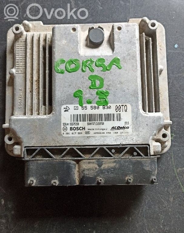 Engine control unit/module   55580830,0281017960,BOSCH