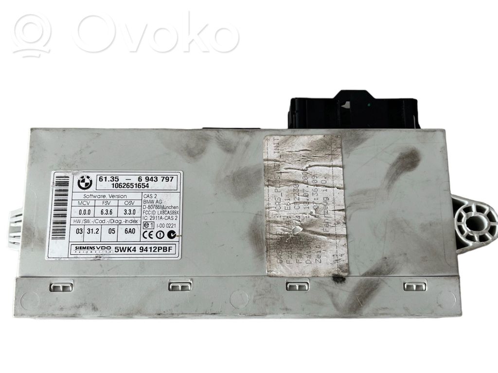 BMW 5 E60 E61 CAS control unit/module 