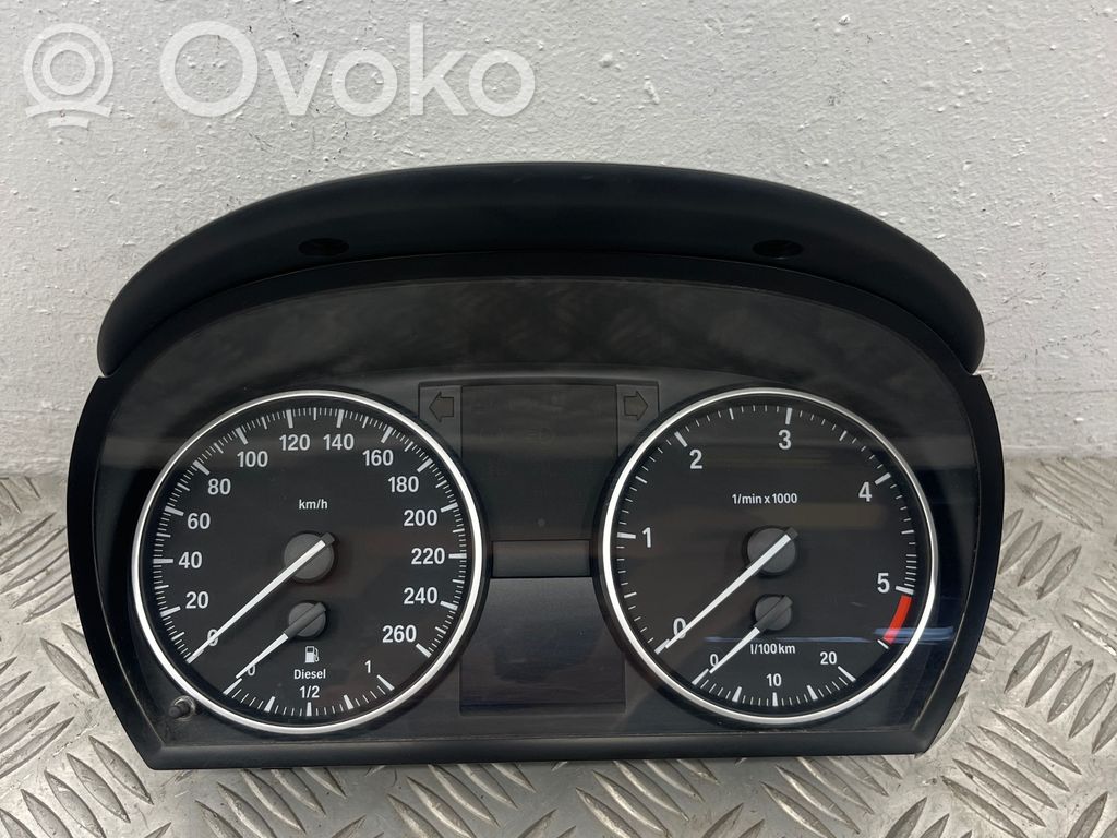 BMW 3 E90 E91 Speedometer (instrument cluster) 