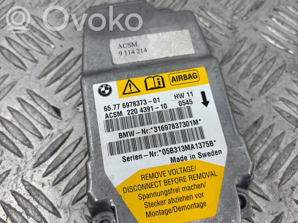 BMW 5 E60 E61 Airbag control unit/module 