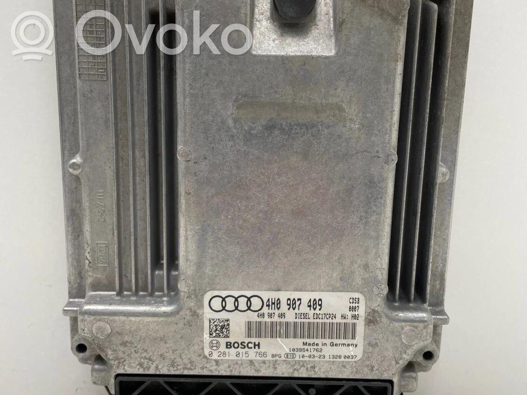 Engine control unit/module   4H0907409,4H0907409,0281015766