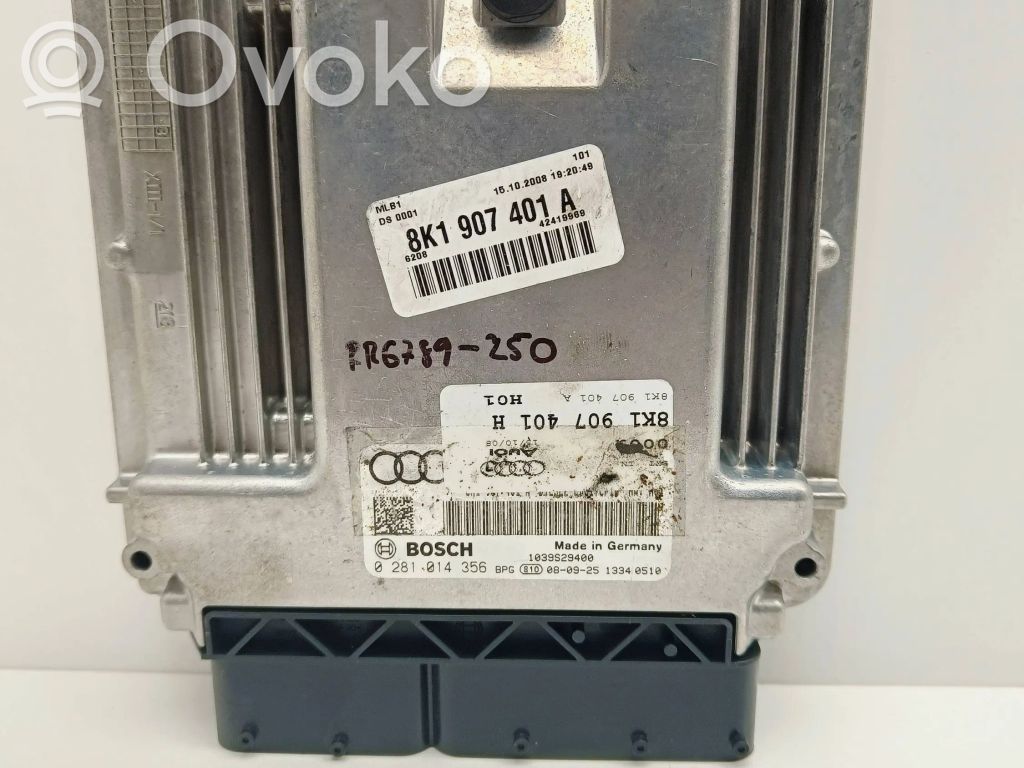 Audi A4 S4 B8 8K Engine control unit/module 