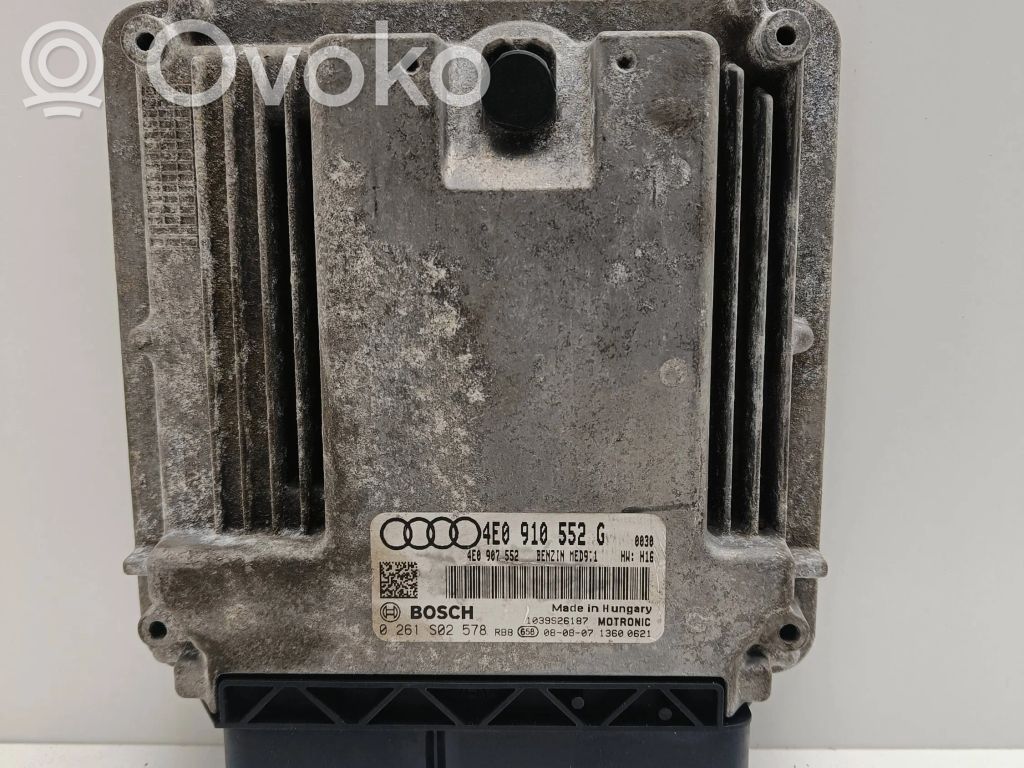 Audi A8 S8 D3 4E Engine control unit/module 