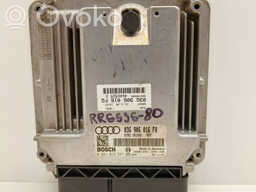 Audi A4 S4 B7 8E 8H Engine control unit/module 