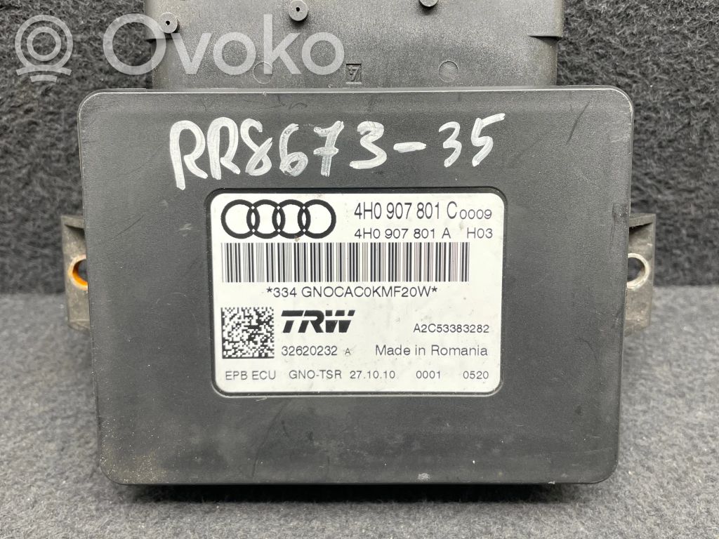 Audi A8 S8 D4 4H Hand brake control module 