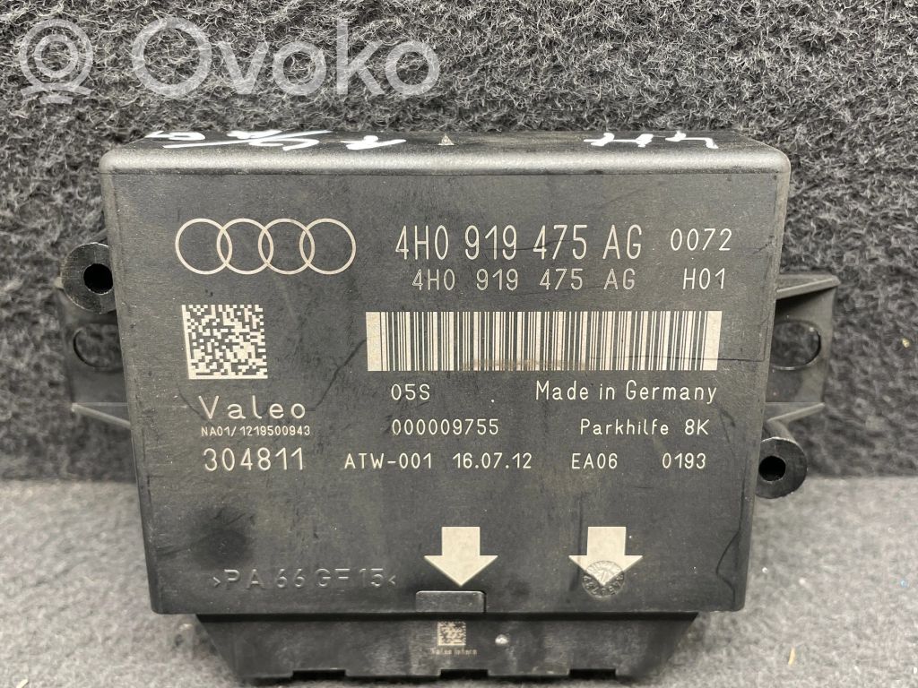Audi A6 C7 Sterownik / Moduł parkowania PDC 
