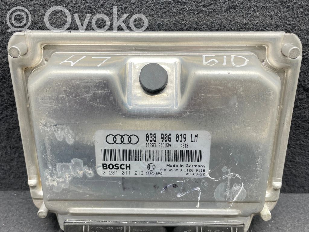 Audi A4 S4 B6 8E 8H Engine control unit/module 