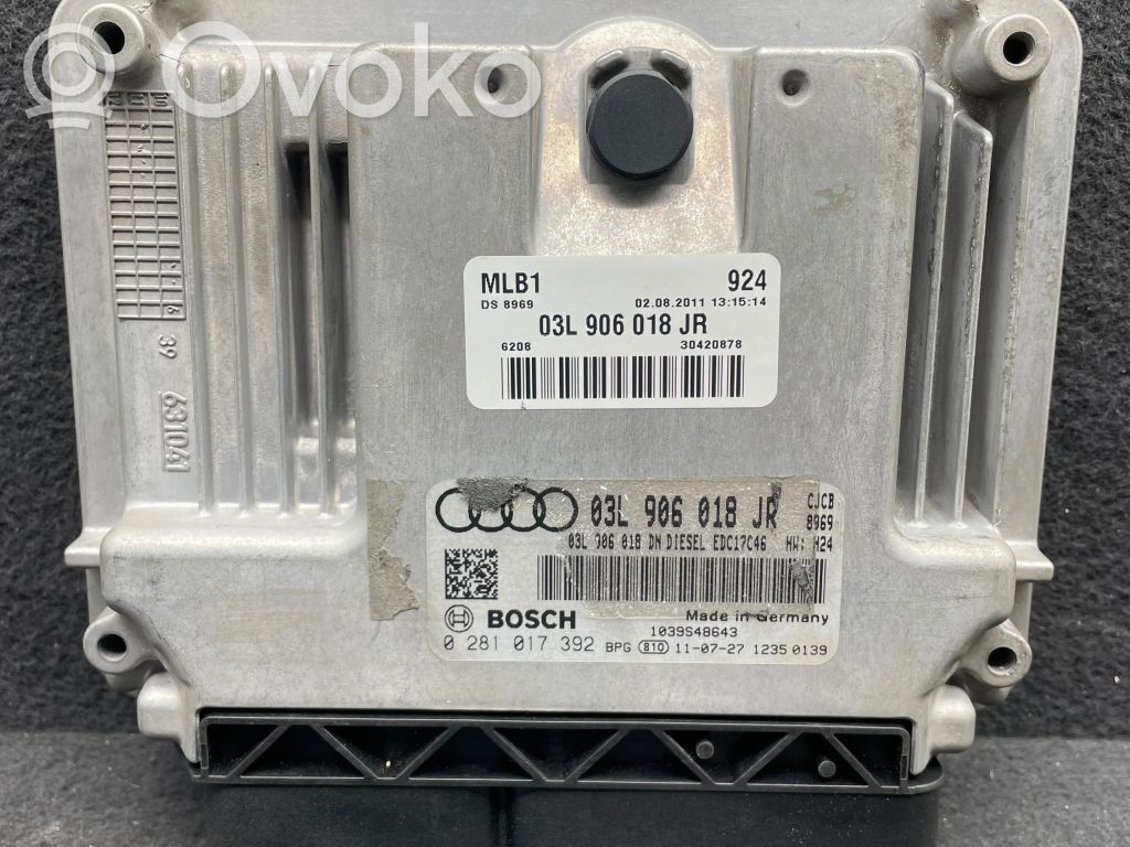 Audi A6 S6 C7 4G Engine control unit/module 