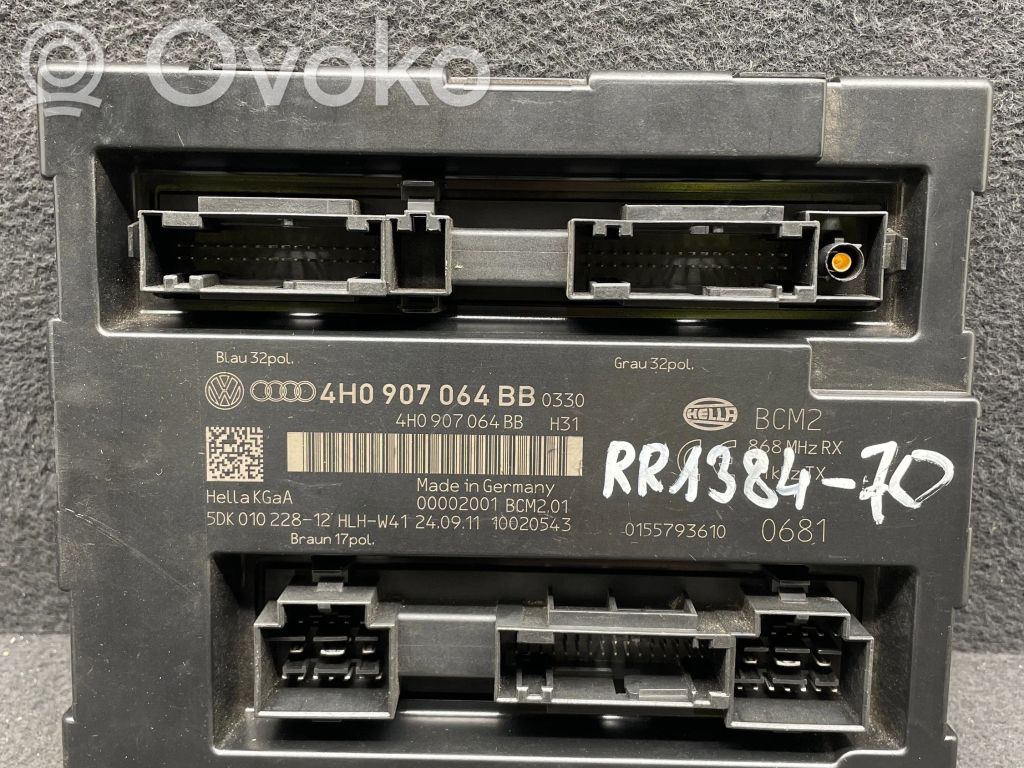 Audi A8 S8 D4 4H Module confort 