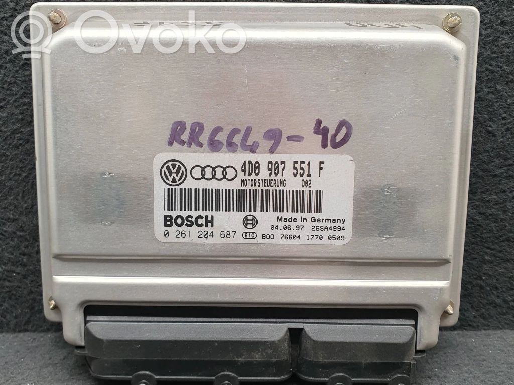 Audi A4 S4 B5 8D Engine control unit/module 