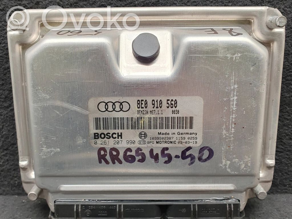 Engine control unit/module   8E0910560,0261207990