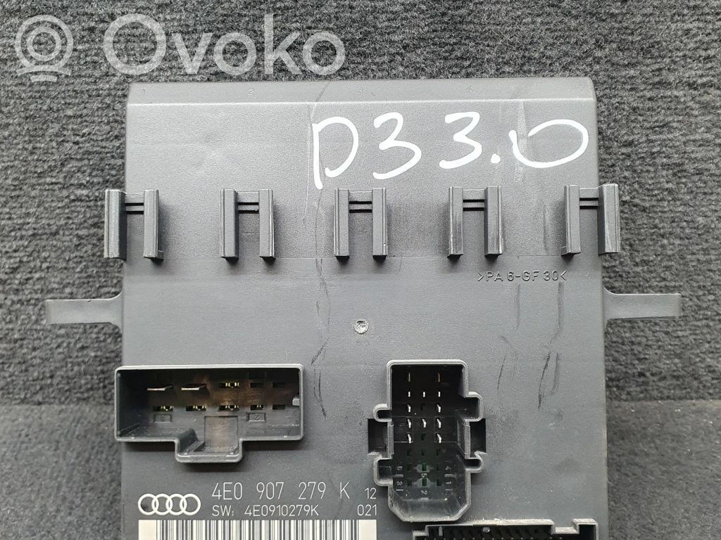 Audi A8 S8 D3 4E Comfort/convenience module 