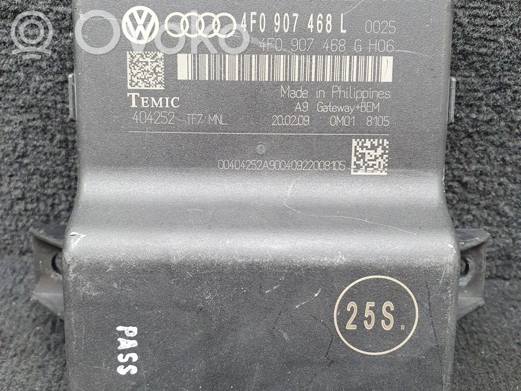 Audi A6 S6 C6 4F Gateway control module 