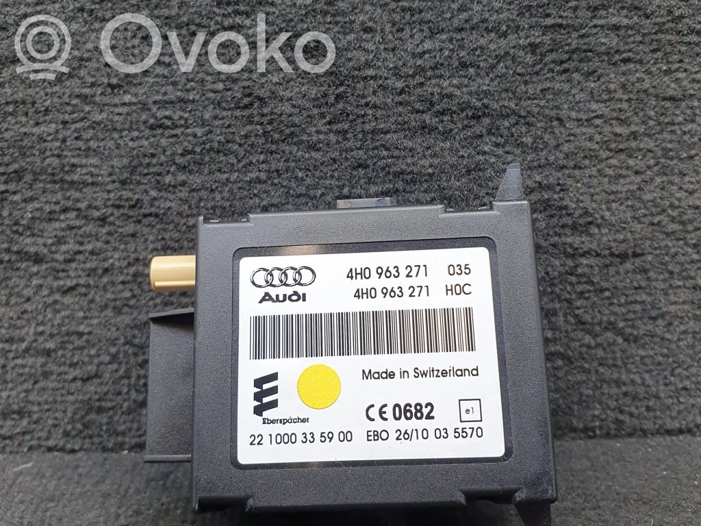 Audi A8 S8 D4 4H Apulämmittimen ohjainlaite/moduuli 