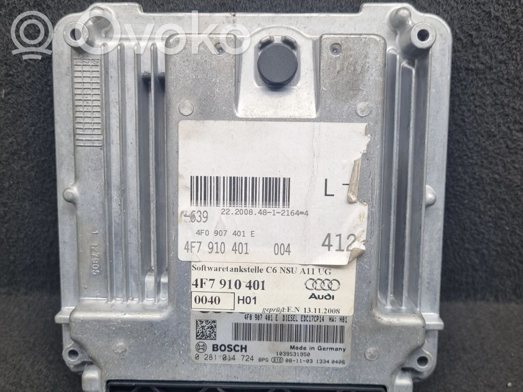Audi A6 S6 C6 4F Engine control unit/module 