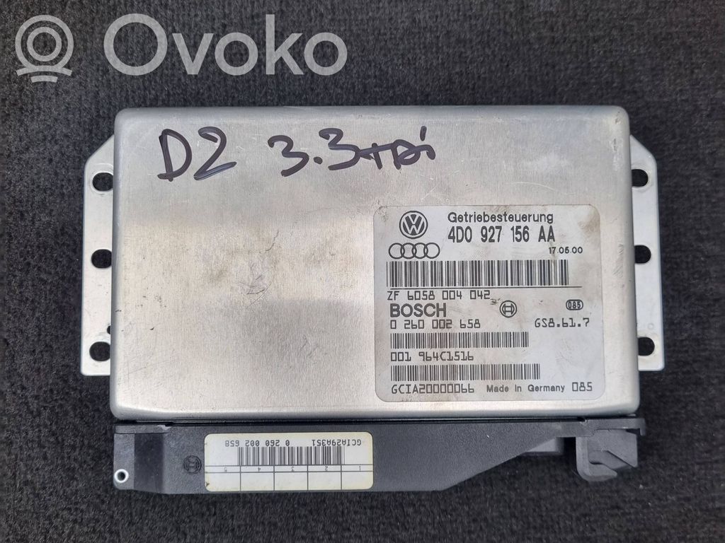 Audi A8 S8 D2 4D Gearbox control unit/module 