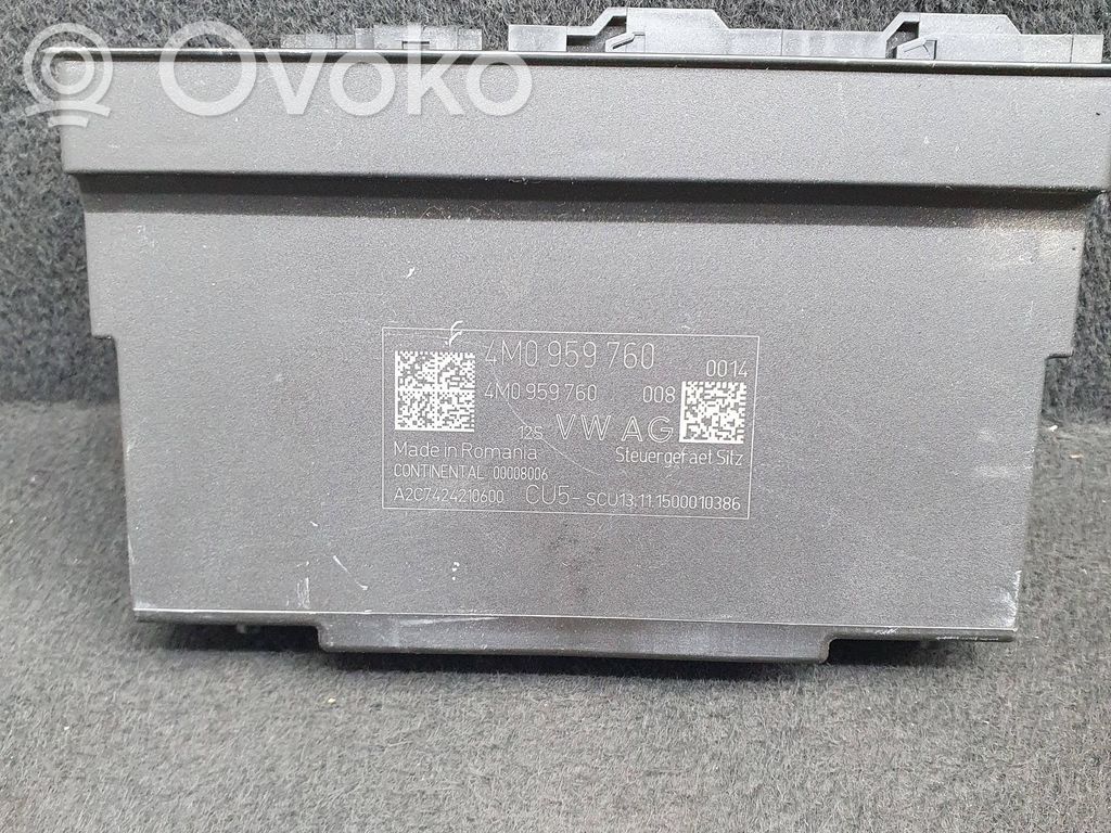 Audi Q7 4M Sēdekļa vadības modulis 