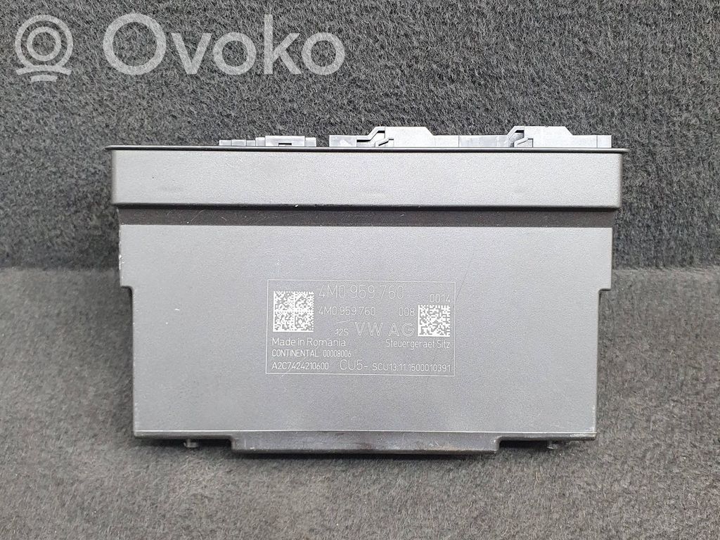 Audi Q7 4M Sēdekļa vadības modulis 
