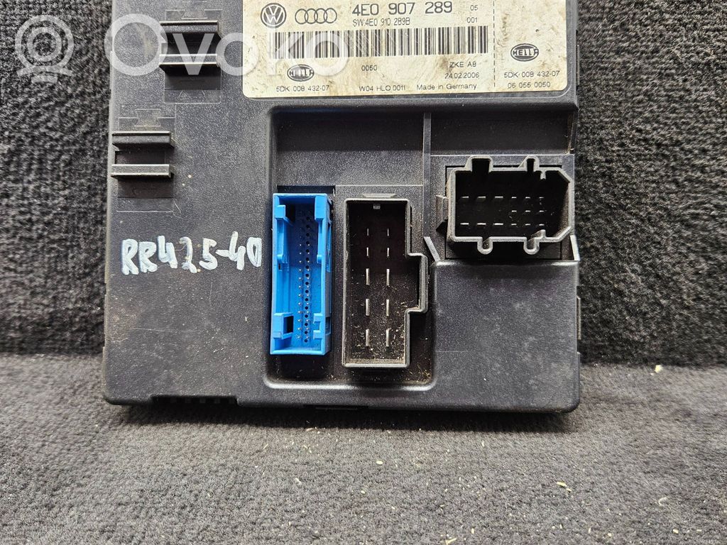 Audi A8 S8 D3 4E Comfort/convenience module 