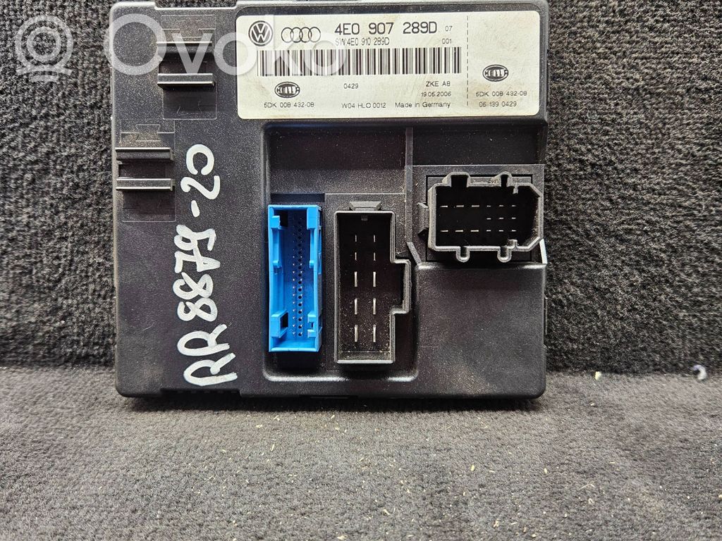 Audi A8 S8 D3 4E Komforto modulis 