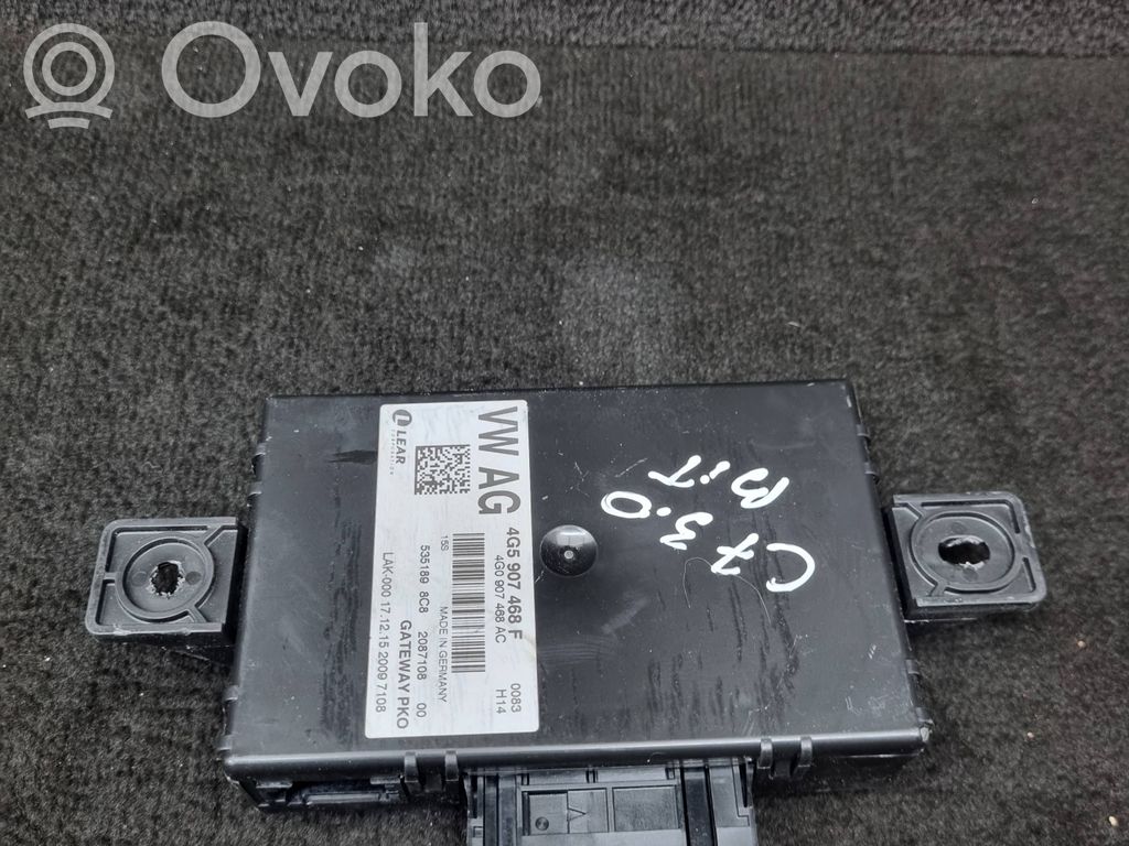 Audi A6 S6 C7 4G Gateway valdymo modulis 