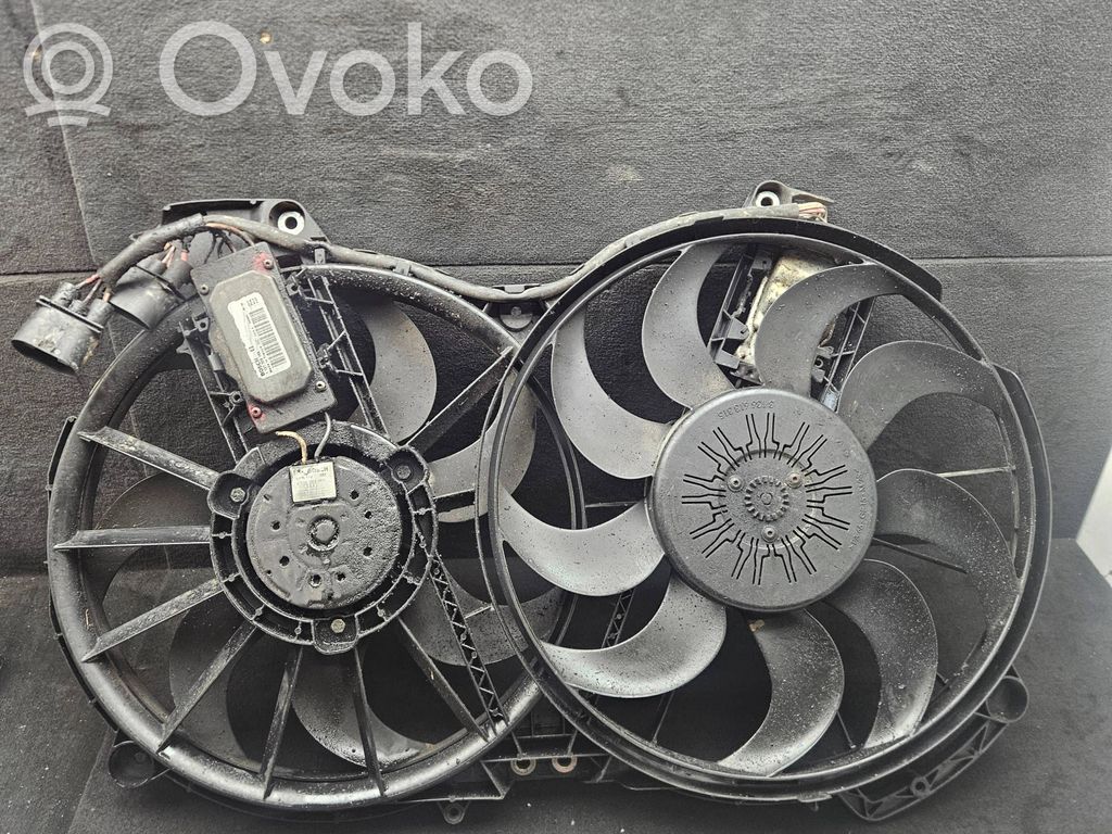 Audi A6 S6 C6 4F Elektryczny wentylator chłodnicy 