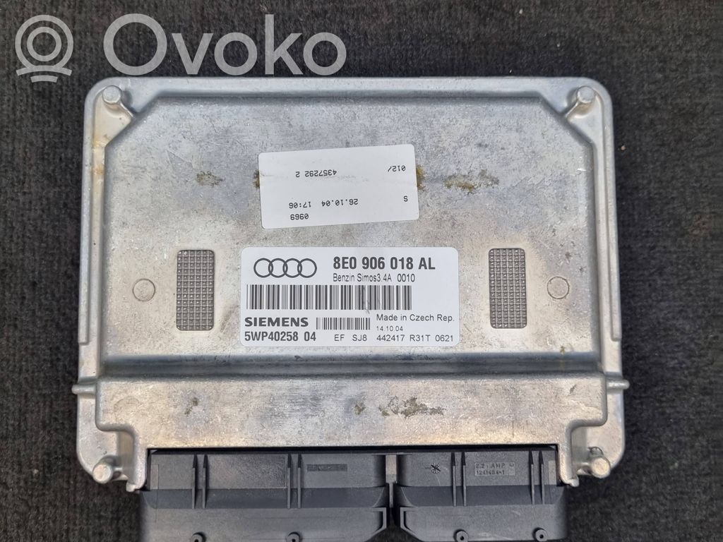Audi A4 S4 B6 8E 8H Engine control unit/module 