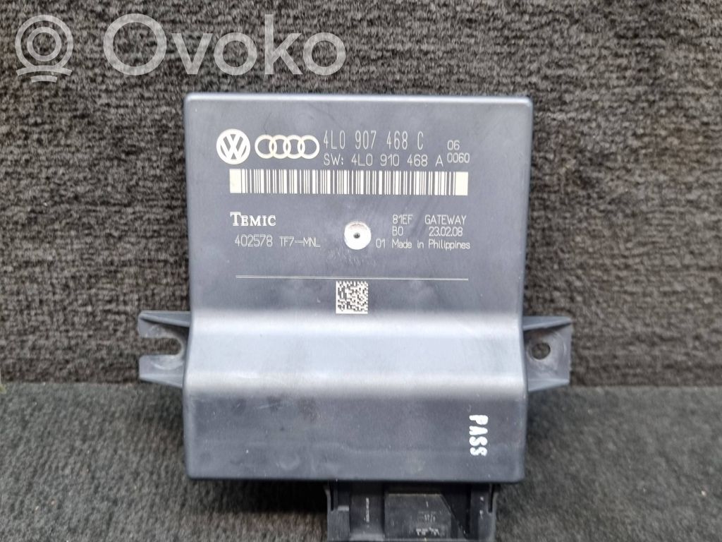 Audi A6 S6 C6 4F Gateway control module 