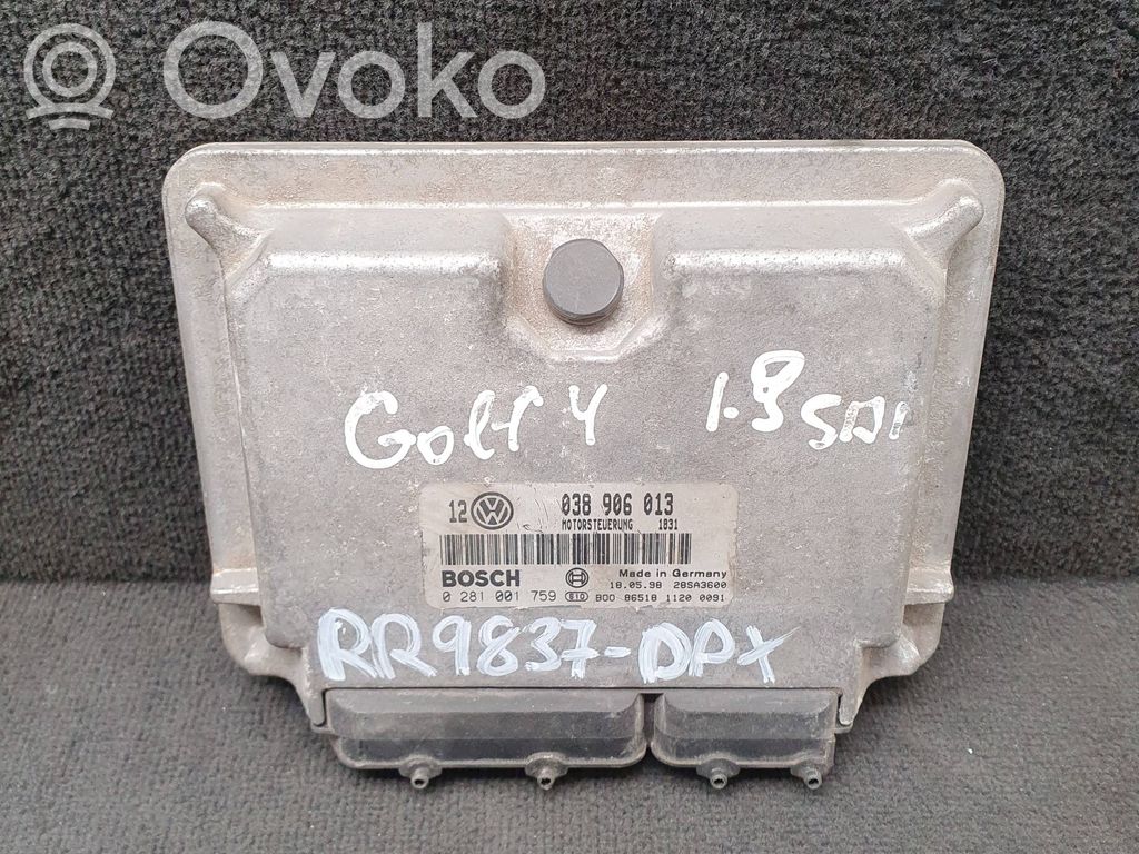 Volkswagen Golf IV Engine control unit/module 