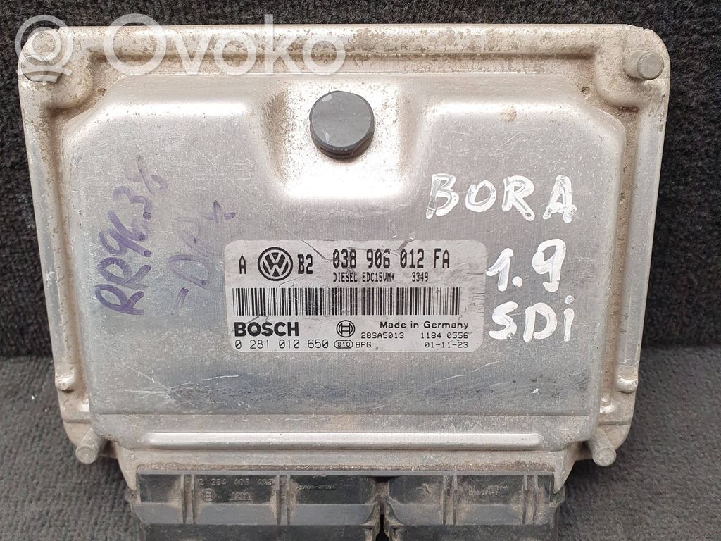 Volkswagen Bora Engine control unit/module 