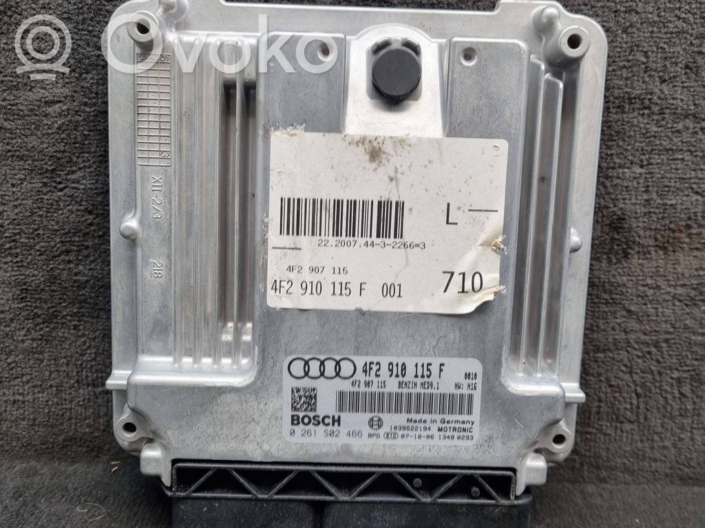 Engine control unit/module   4F2910115F,4F2907115,0261S02466