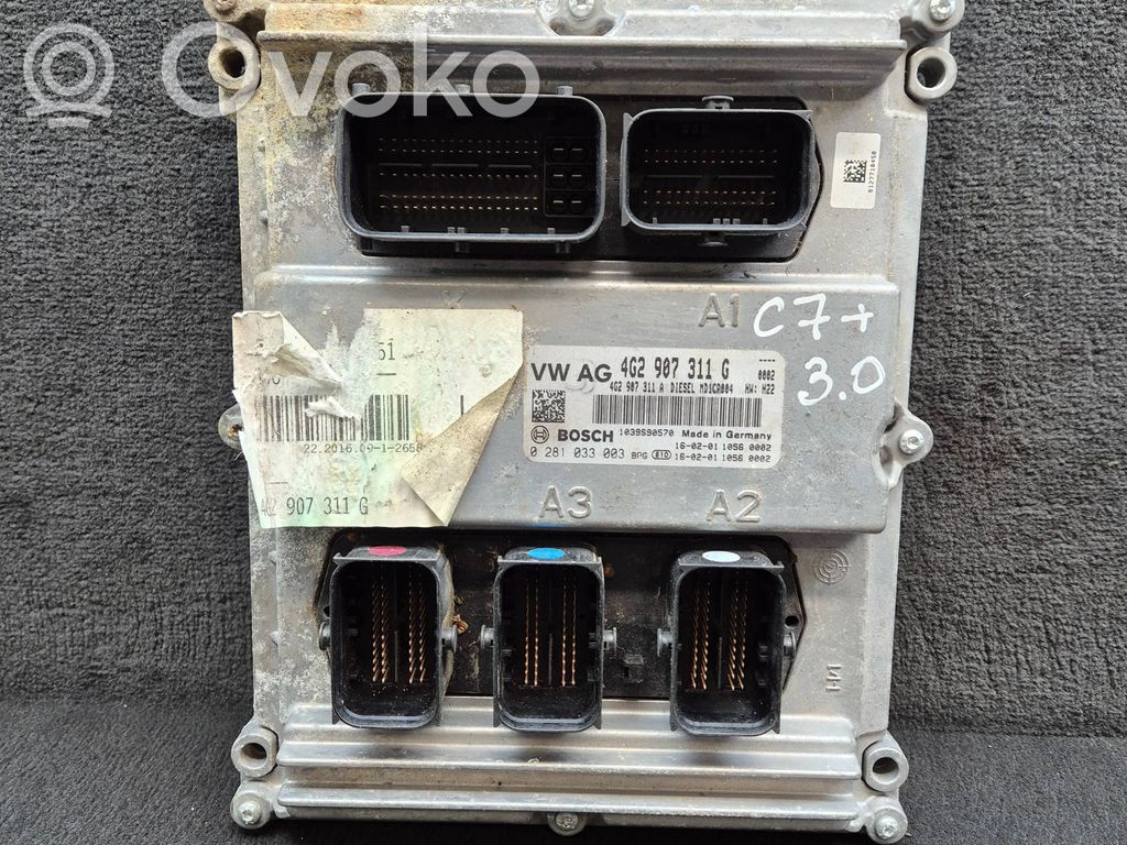 Audi A6 S6 C7 4G Engine control unit/module 