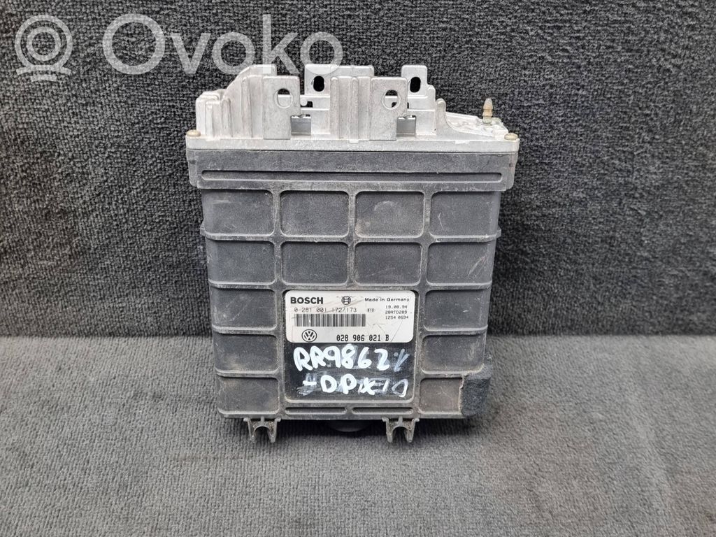 Engine control unit/module   028906021B,0281001172