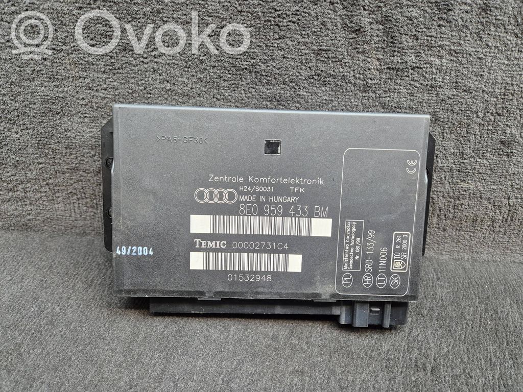 Audi A4 S4 B7 8E 8H Module confort 